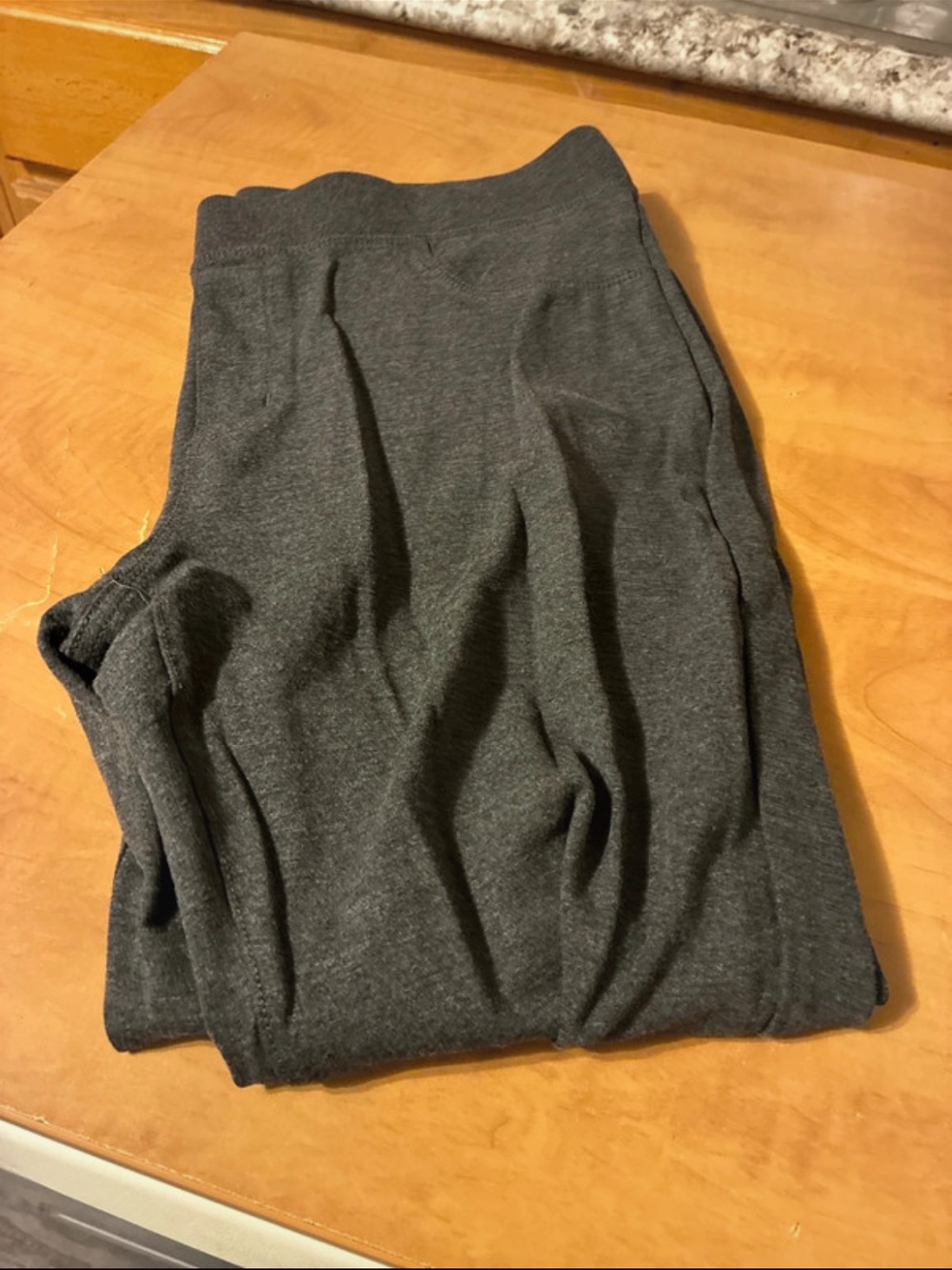 St. John's Bay Men's Charcoal Gray Knit Joggers